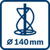 Stirring mechanism ∅ 140 mm