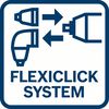 Full flexibility Bosch FlexiClick 5-in-1 System: Masters any challenge - the optimum solution in every work situation