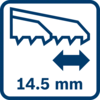 Stroke length 14.5 mm