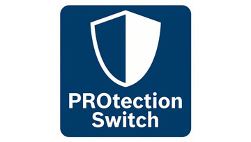 Logo of Bosch Professional with a blue shield and text.